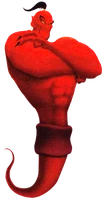 Jafar in his Genie Form in the Kingdom Hearts series
