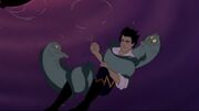 Floatsam and Jetsam with Prince Eric