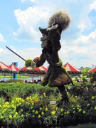 Captain Hook topiary