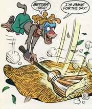 Nefu shirks his chores