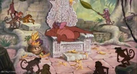 Flunkey with King Louie and Bandar-log