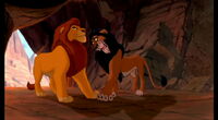 Scar with Mufasa