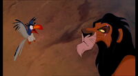 Scar with Zazu