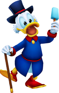 Scrooge as he appears in the Kingdom Hearts series.