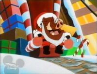 Pumbaa as Santa Claus