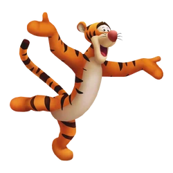Tigger as he appears in the Kingdom Hearts series.