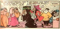 Captain Hook with Pete, The Witch, Madam Mim, Big Bad Wolf and The Beagle Boys