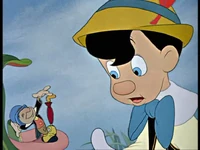 Jiminy and Pinocchio