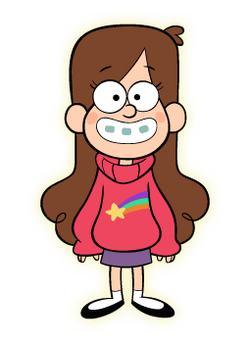 Stock art of Mabel in the sweater seen in "Tourist Trapped".