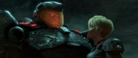 Ralph with Sergeant Calhoun