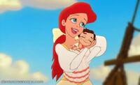 Ariel and baby Melody