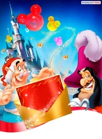 Captain Hook's promotional poster for Disneyland Paris