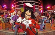 Captain Hook and his Pirates on the Disney Cruise Line
