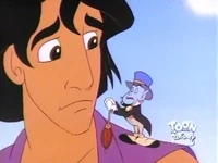 Genie as Jiminy Cricket again