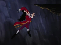 Hook heading for the cliff to hang on