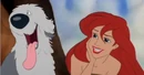 Ariel wipes her cheek and smiles at Max.