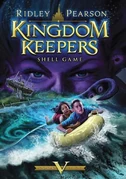 Ursula in the cover of the fifth book in the Kingdom Keepers Saga, Shell Game