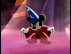 Sorcerer Mickey looks angry