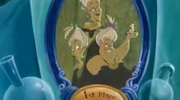 A picture of Ursula and her sister Morgana as children, with their mother.