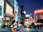 Mickey & Minnie on Tokyo City