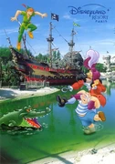 A Peter Pan postcard from Disneyland Paris