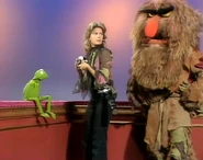 Sweetums with Kermit the Frog and Candice Bergen.