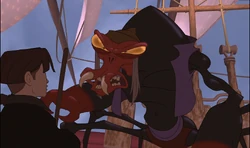 Scroop as he confronts Jim.