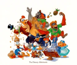 Characters from The Disney Afternoon shows in its first two seasons.