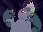 Ursula with Flotsam and Jetsam