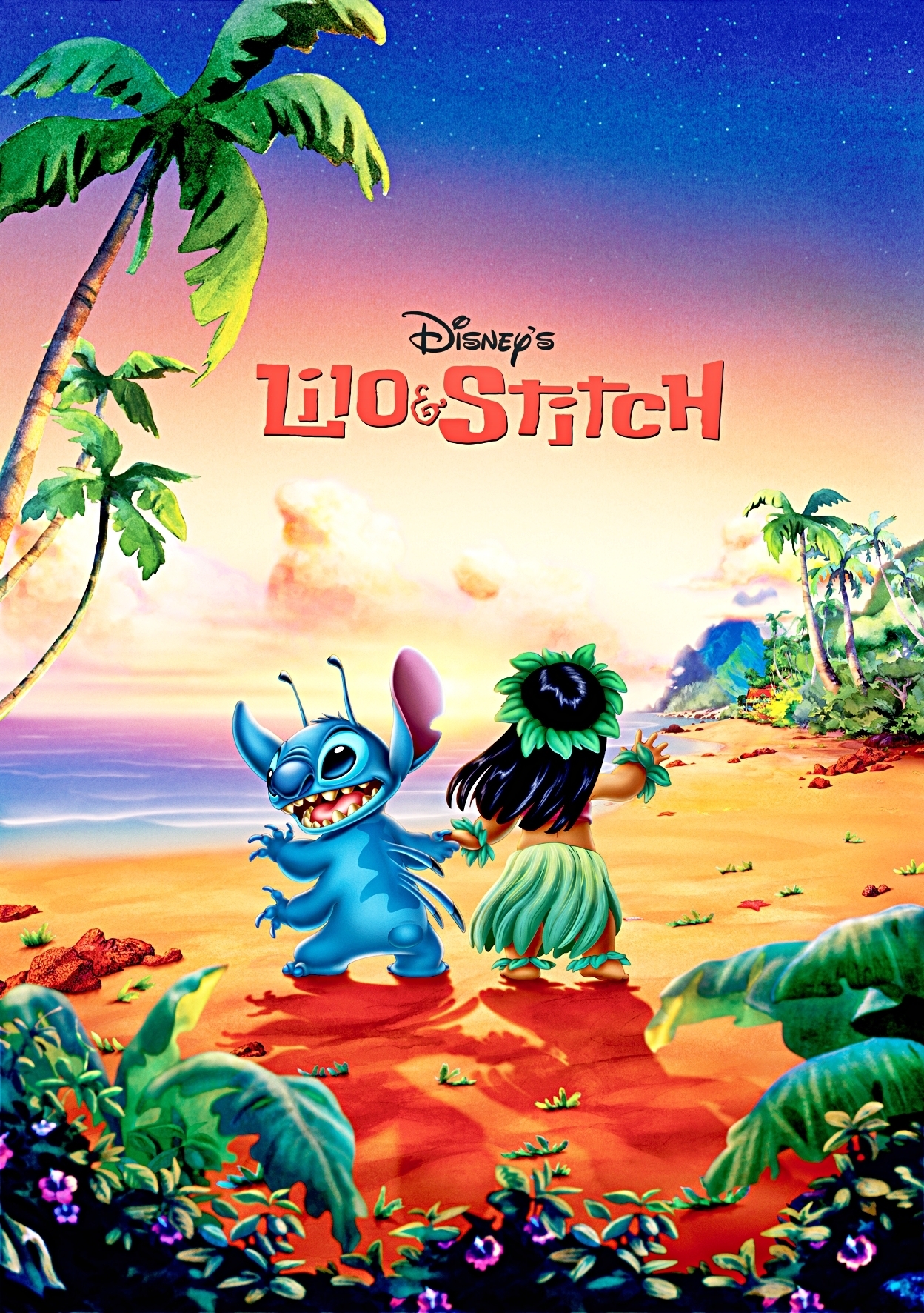 Lilo & Stitch - Framed TV Show / Movie Poster (Wave Surfing) (Size
