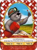 Gopher's Sorcerers of the Magic Kingdom spell card.