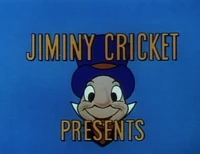 Jiminy Cricket cartoon opening