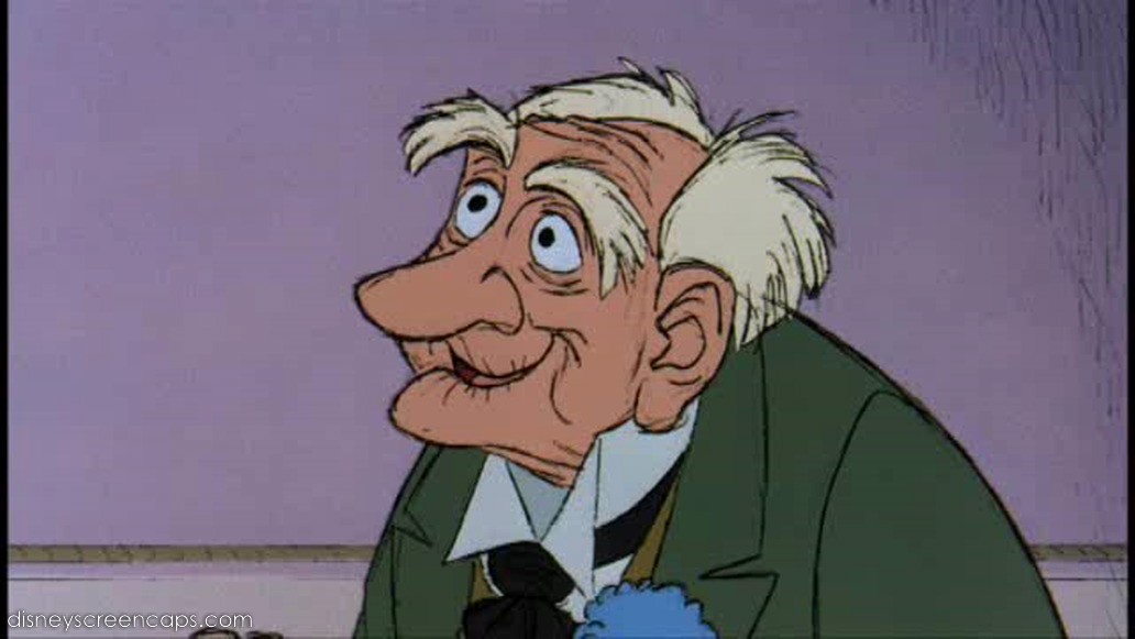 old man cartoon character disney