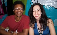 Grey Delisle with Phil LaMarr.