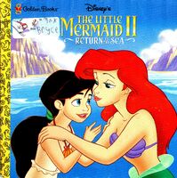 Ariel and her daughter Melody in a book version of TLM2