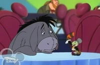 Jiminy with Eeyore in House of Mouse.