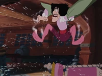 Hot feet for Captain Hook