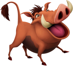 Pumbaa as he appears in Kingdom Hearts II.