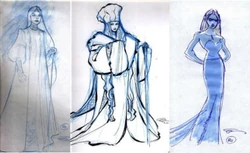 Concept art from Disney's shelved hand-drawn film The Snow Queen.