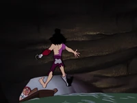 Hook bumping against a wall