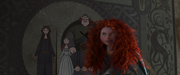 Merida ripping the family tapestry in anger