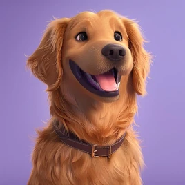 Golden-retriever-cartoon-caricature-portrait 1106493-84145