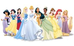 Quebra-cabeça Princesas da Disney Tiana Ariel Cinderela vestidos desenho  animado jogos para meninas 