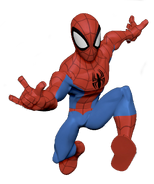 Early artwork of Spider-Man.