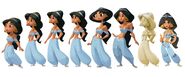 Early concept art of Jasmine (pre-Infinity).