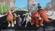 Tantor being ridden by Tonto.