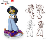 Jasmine's concept art.