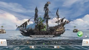 The Player's Ship customised with the Flying Dutchman's appearance