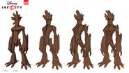 Concept art of Groot.