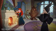 Merida and Maleficent